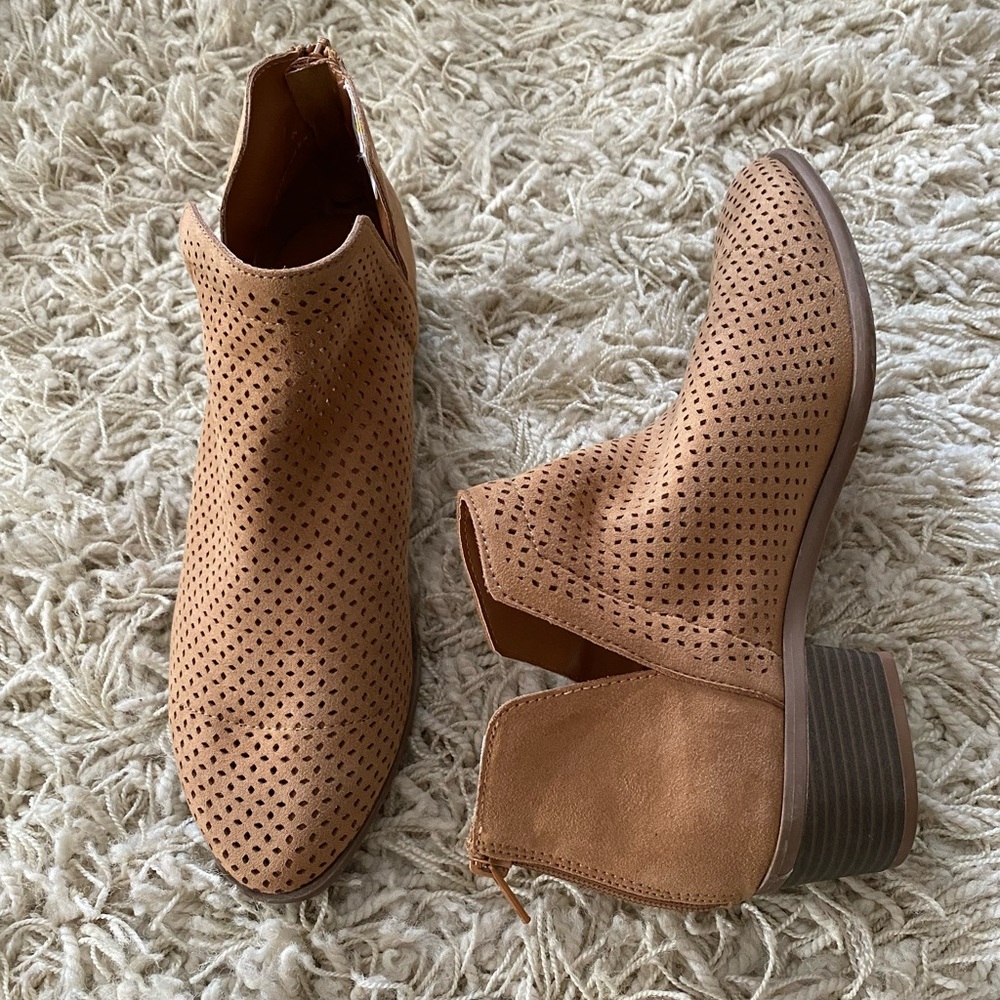 Lower East Side Ankle boots Light brown faux leather
